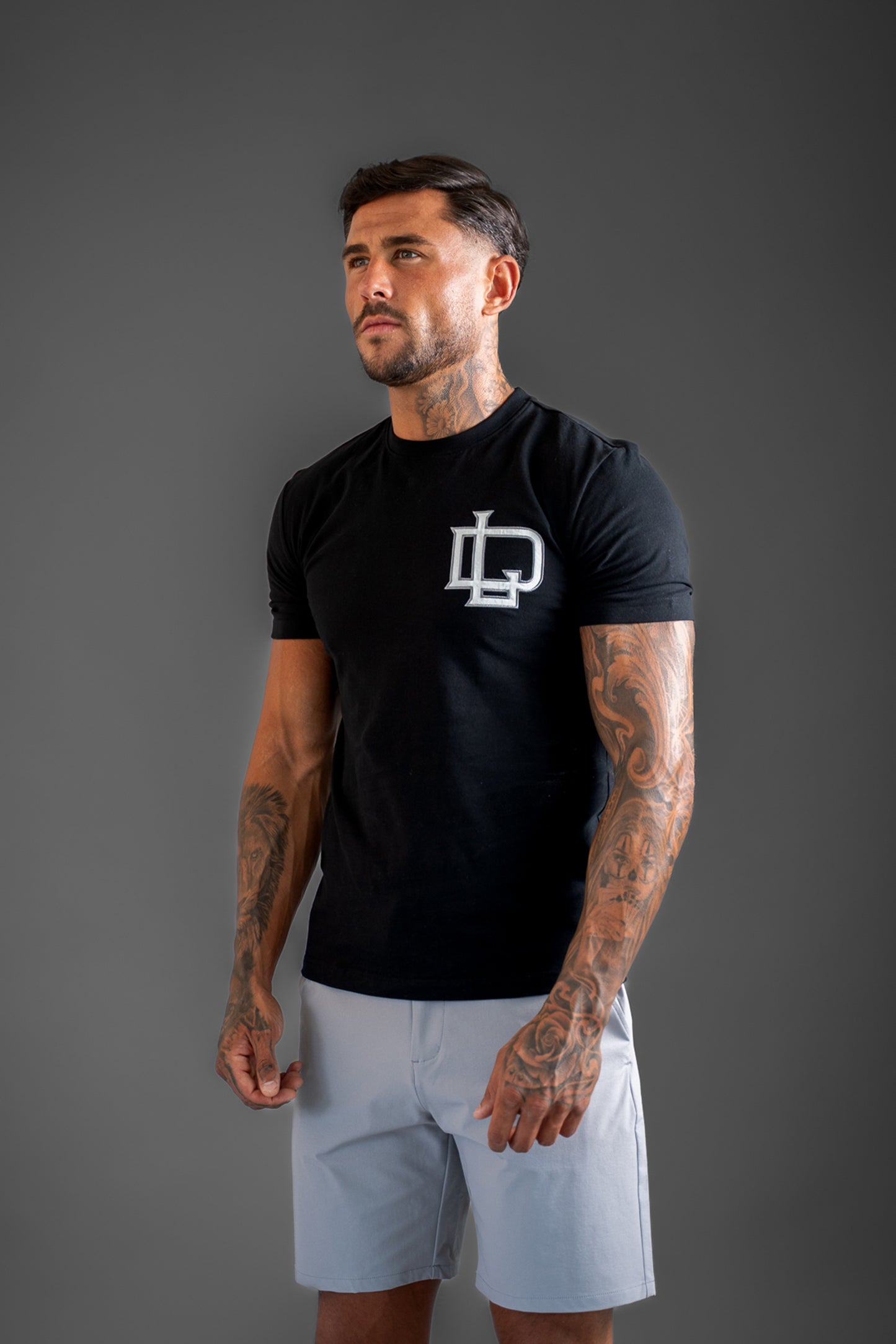 Monogram T shirt Black