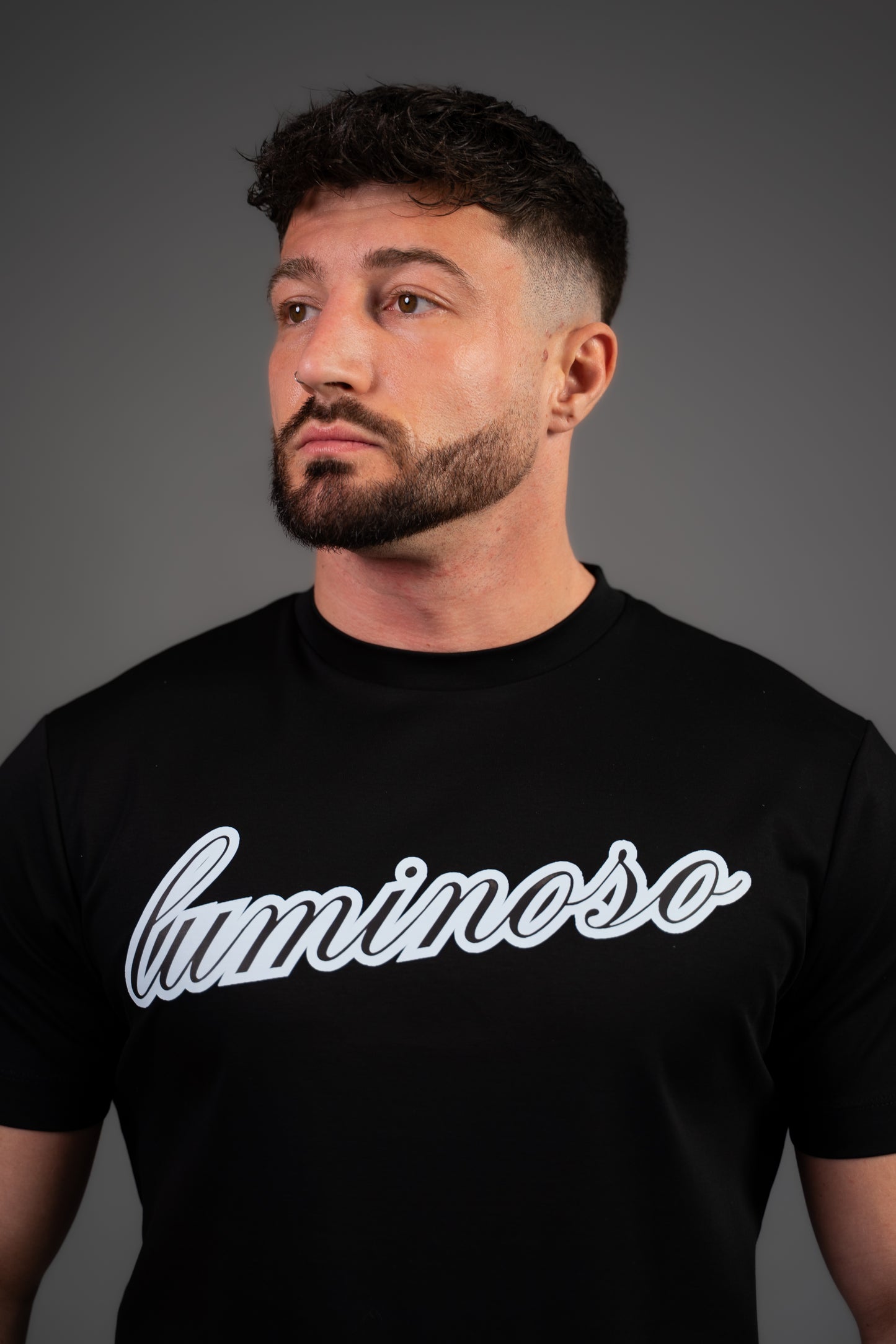 Mercerised Luxe T-shirt Black