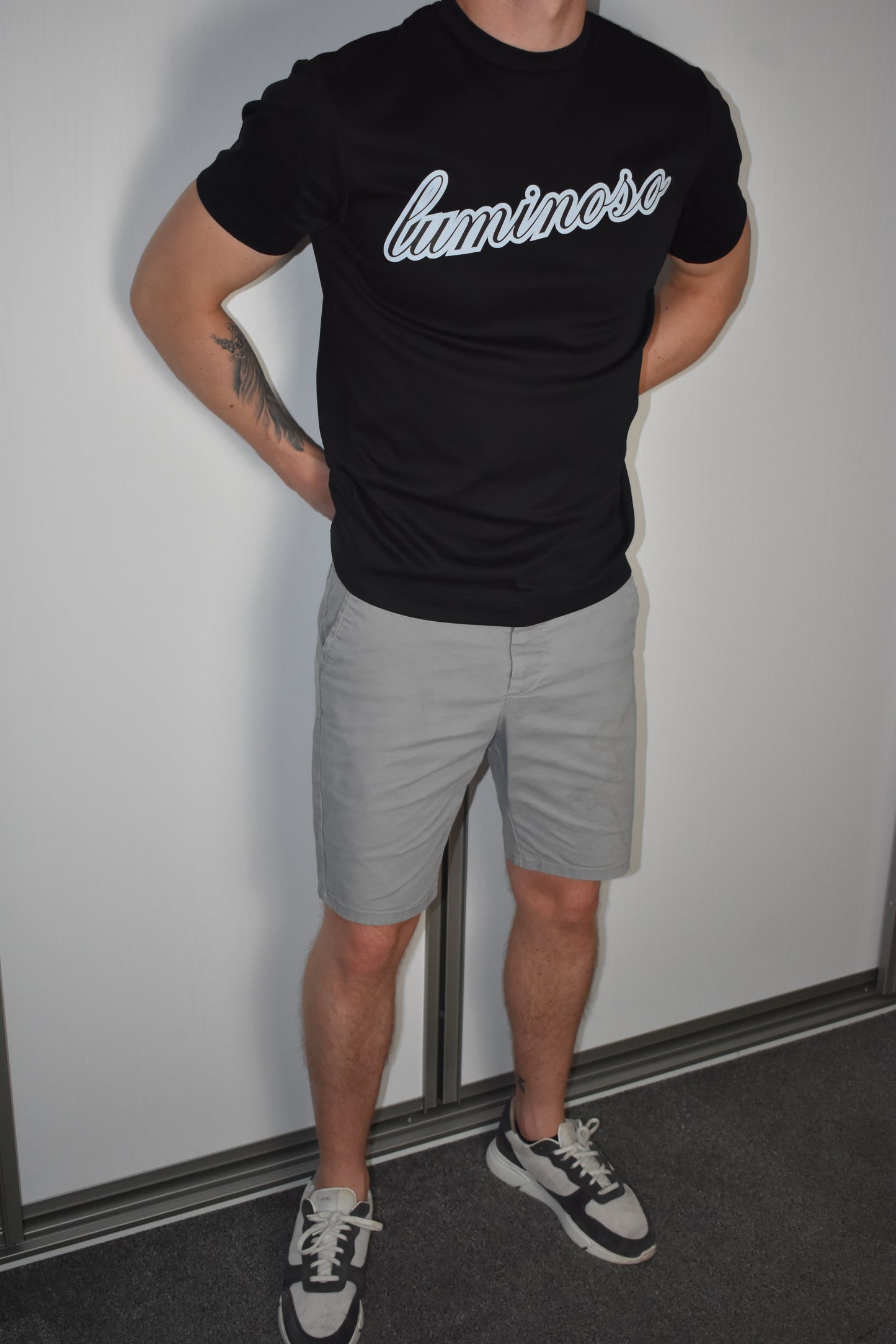 Mercerised Luxe T-shirt Black