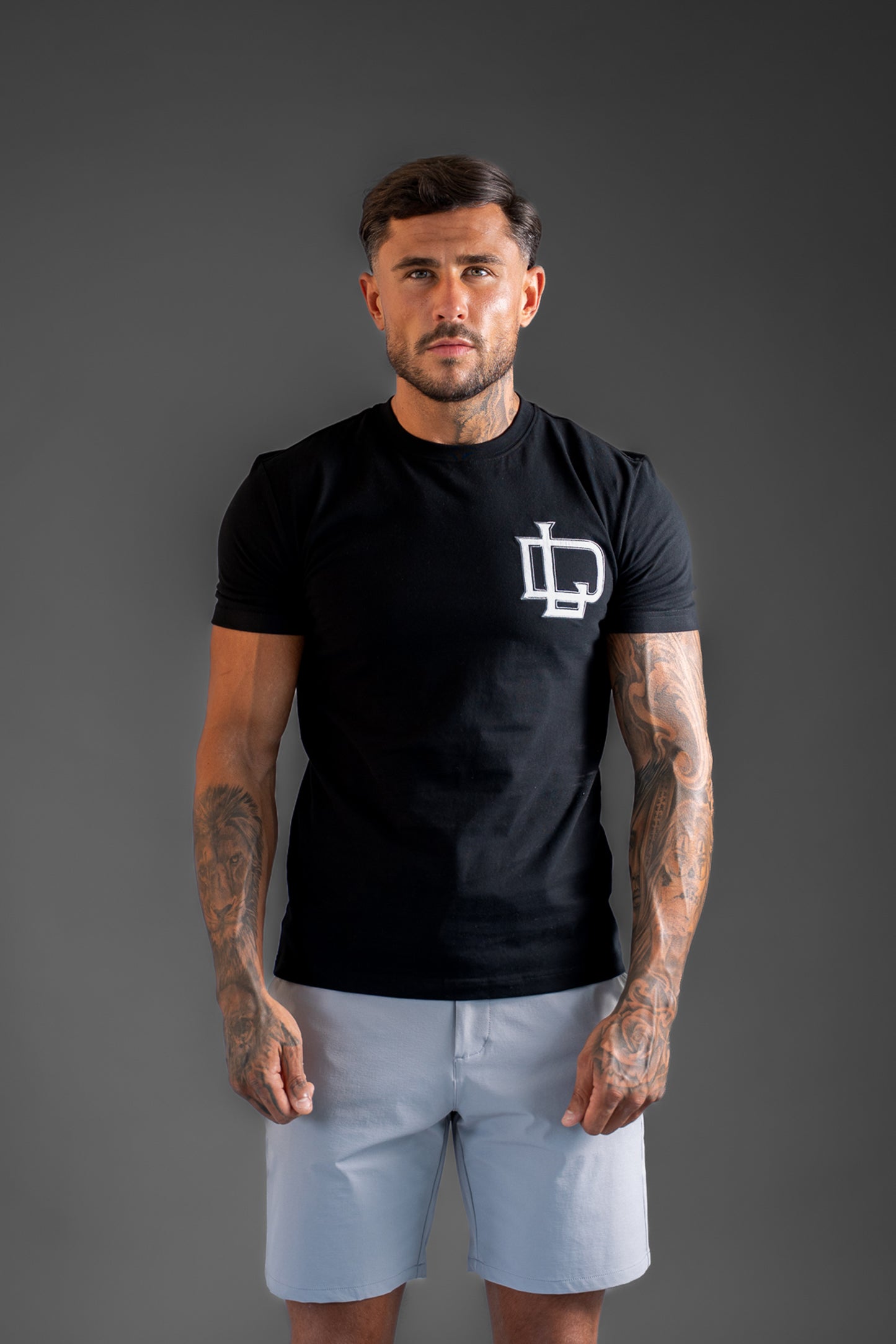 Monogram T shirt Black