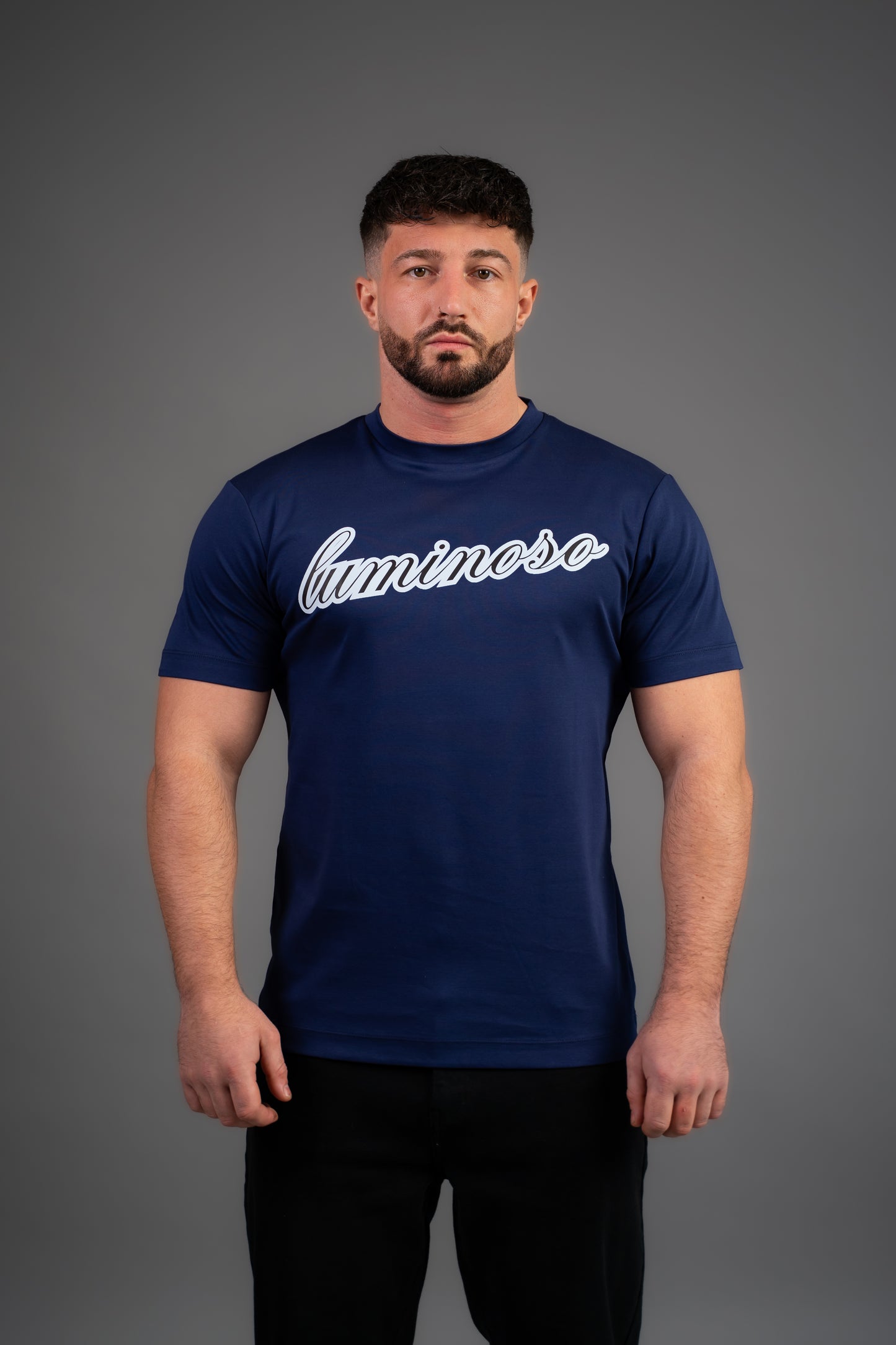 Mercerised Luxe T-shirt Blue