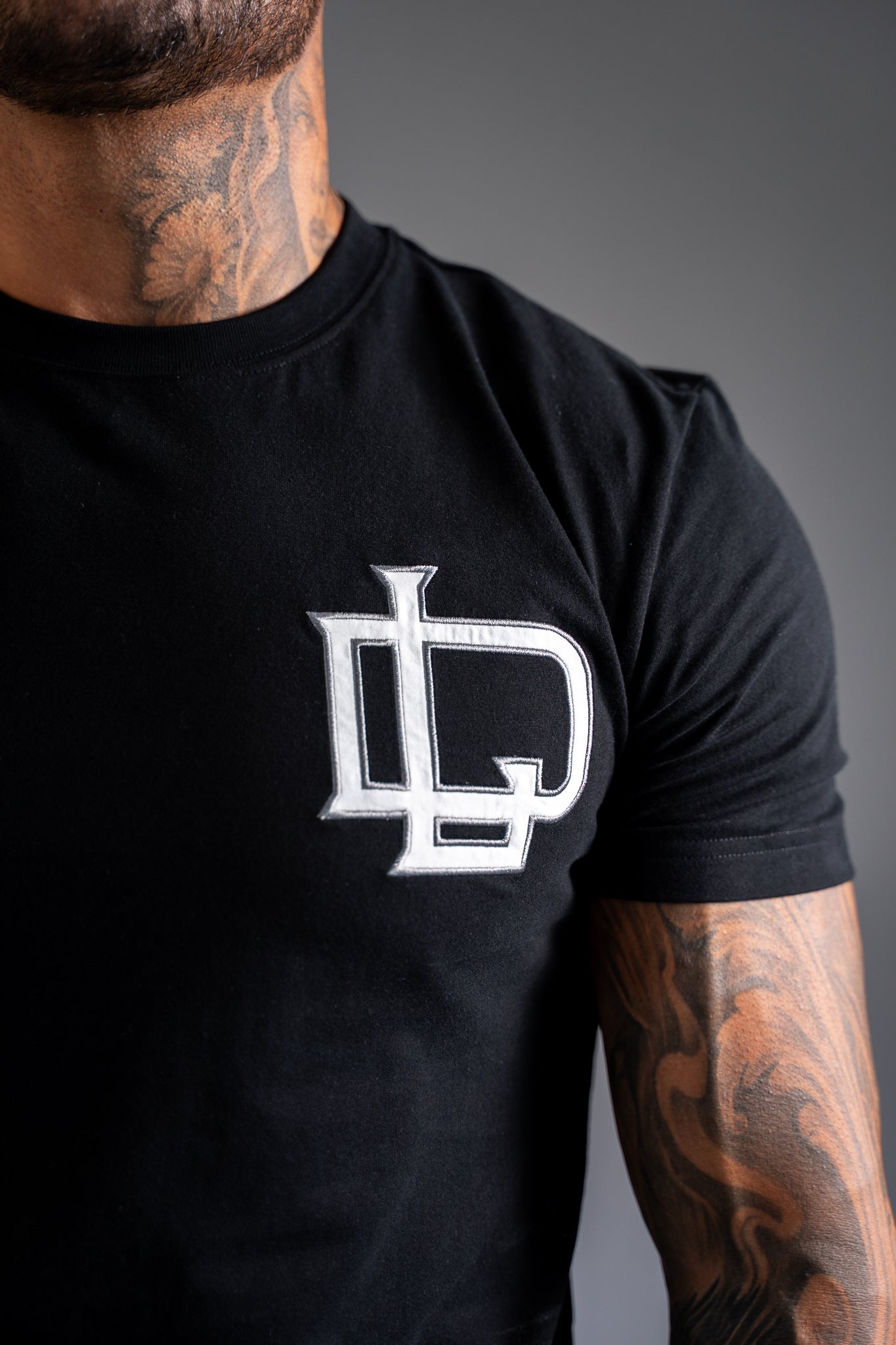 Monogram T shirt Black