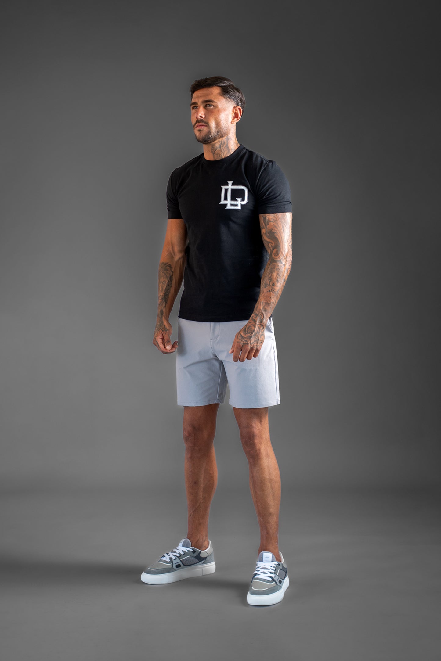 Monogram T shirt Black