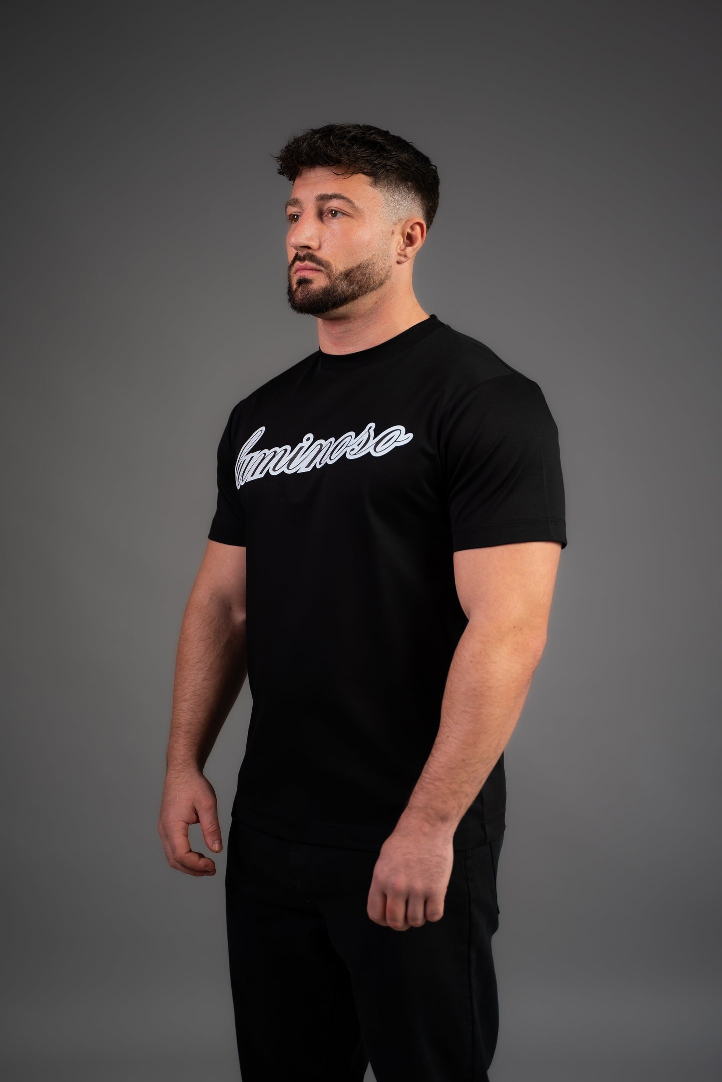 Mercerised Luxe T-shirt Black